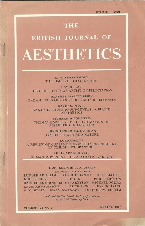 The British Journal of Aesthetics