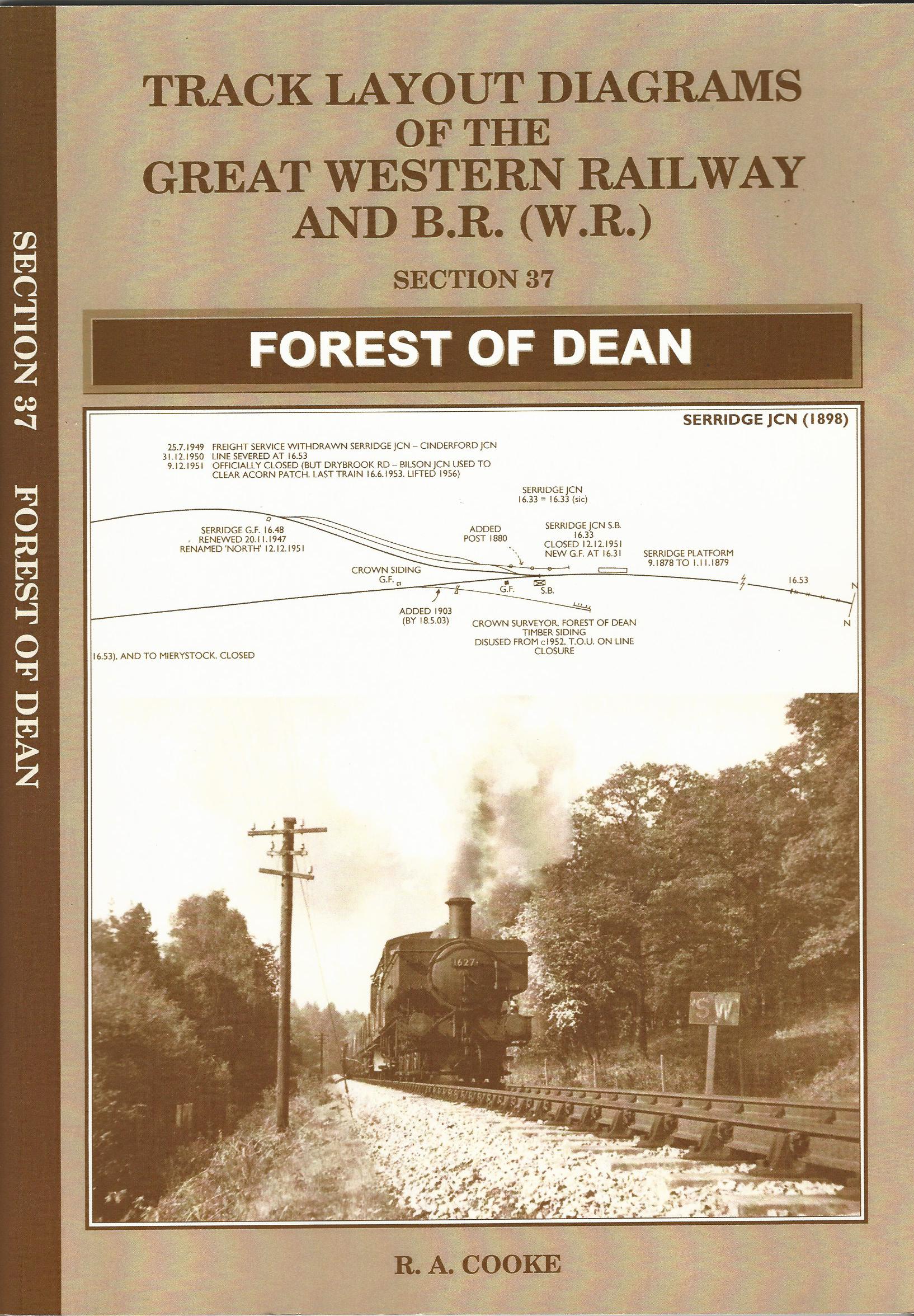 Track Layout Diagrams of the Great Western Railway and B.R. (W.R.) Section 37 - Forest of Dean.