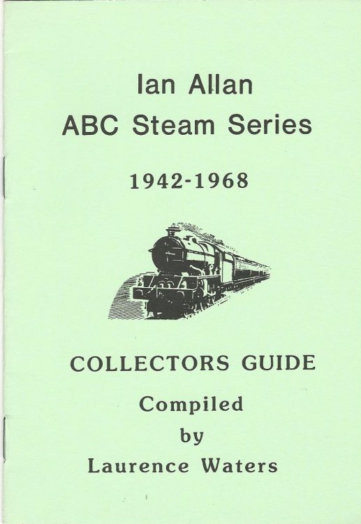 Ian Allan ABC Steam Series 1942-1968 Collectors Guide