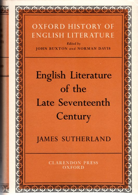 English Literature of the Late Seventeenth Century