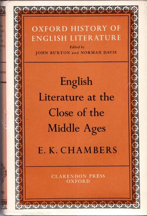 English Literature at the Close of the Middle Ages