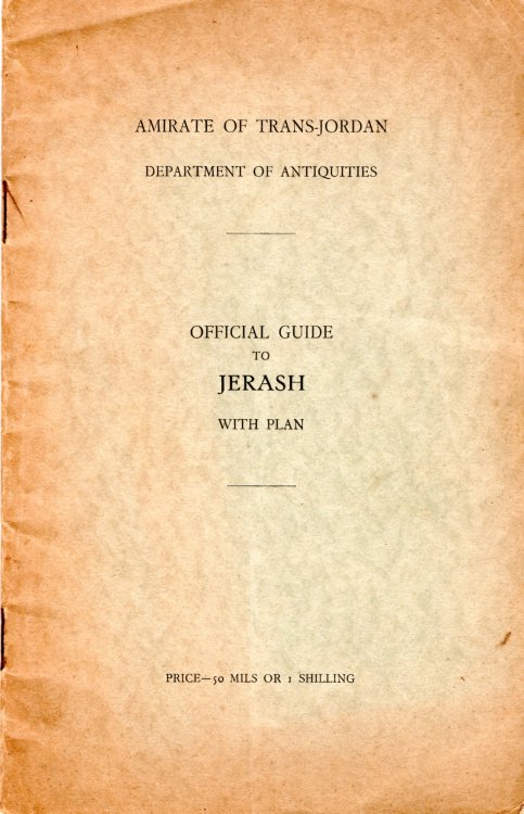 Official Guide to Jersash with Plan