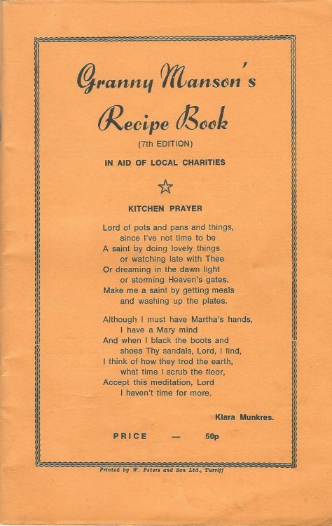 Granny Manson's Recipe Book