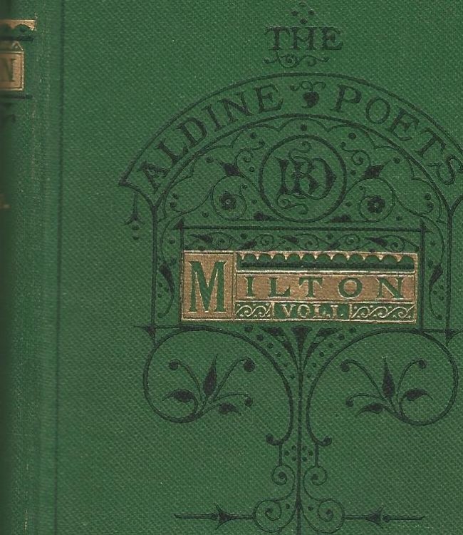 The Poetical Works of John Milton in Three Volumes