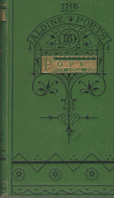 The Poetical Works ofAlexander Pope in Three Volumes.