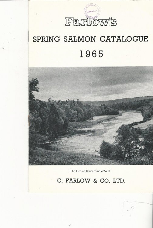 Farlow's Spring Salmon Catalogue 1965.