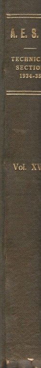 Technical Pamphlets of Association and Shipbuilding Draughtsmen from 1934 - 35. Volume XV.