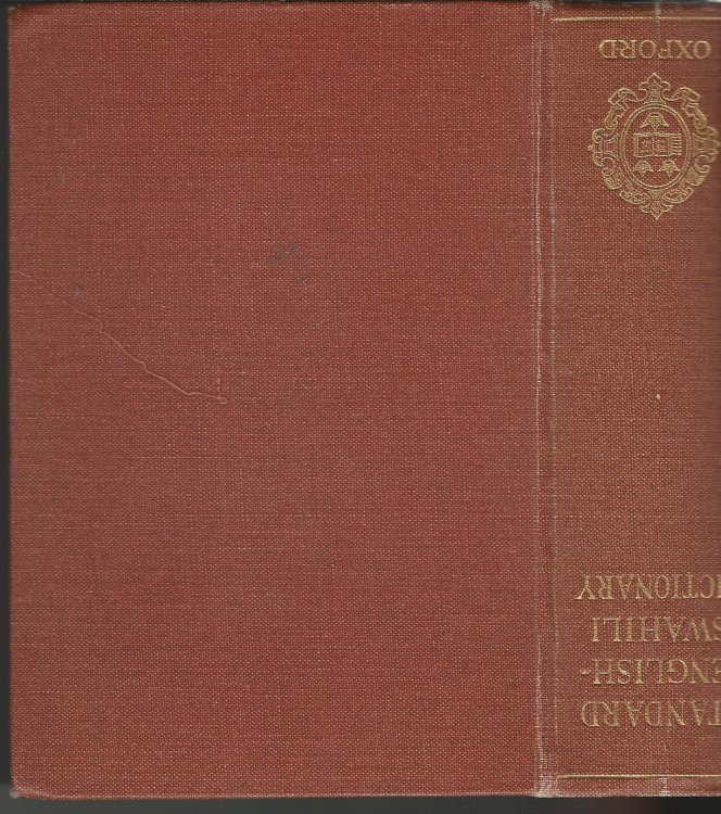 A Standard English-Swahili Dictionary.