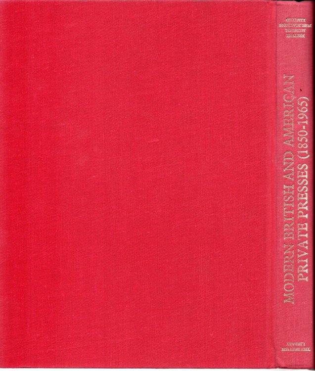 Modern British and American Private Presses, 1850-65
