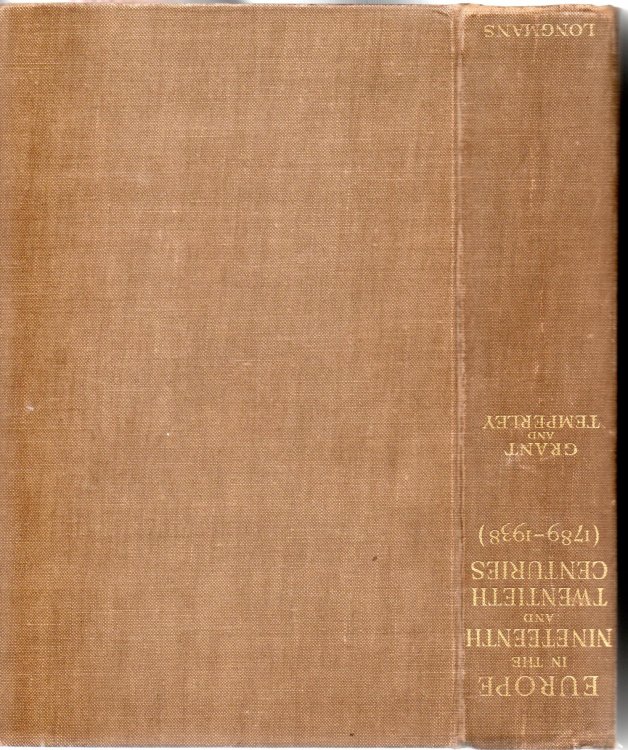 Europe in the Nineteenth and Twentieth Centuries (1789-1939)