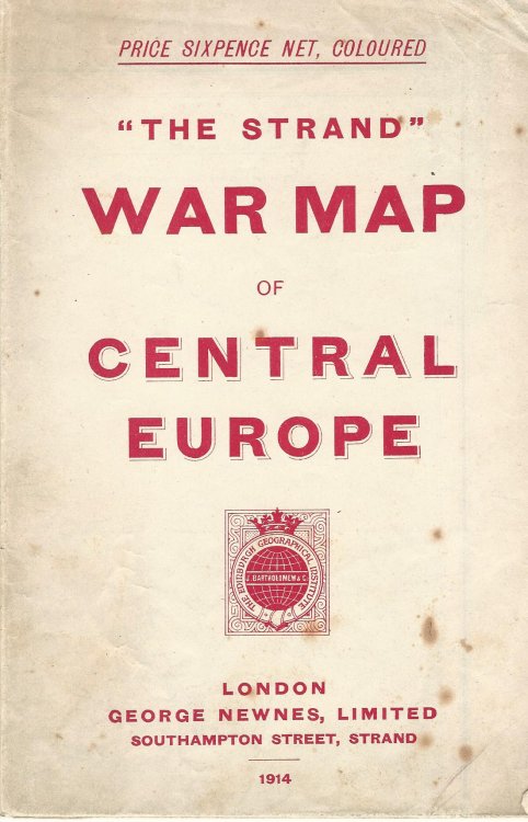 The Strand War Map of Central Europe