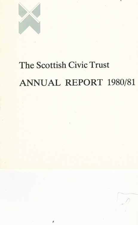 The Scottish Civic Trust Annual Report 1980/81.
