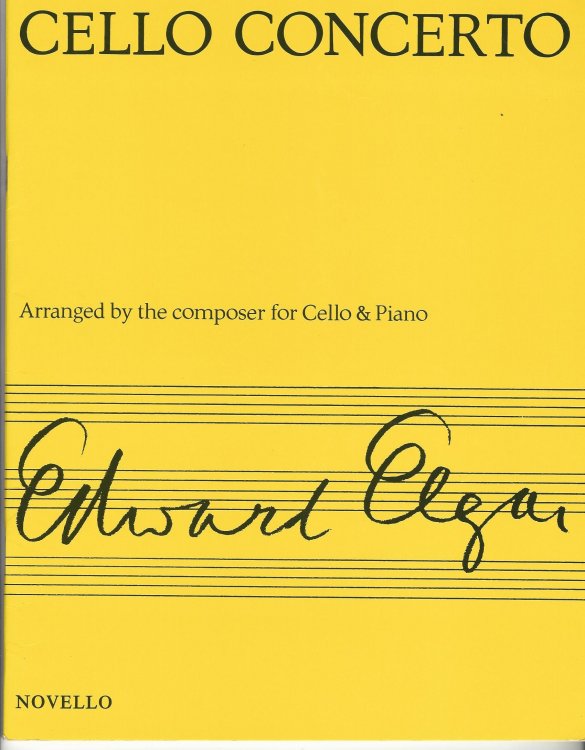 Elgar Cello Concerto, Opus 85.