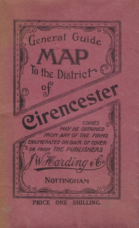 General Guide Map to the District of Cirencester.