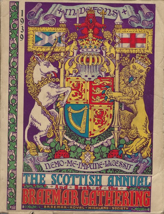 The Book of the Braemar Gathering 1939.