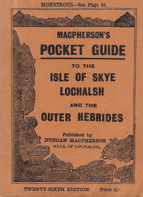 MacPherson's Pocket Guide to the Kyle of Localsh and the Outer Hebrides.