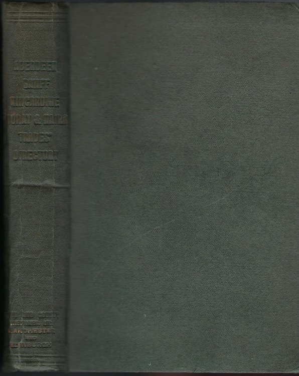 Aberdeen, Banff, Kincardine, Moray and Nairn Trades Directory