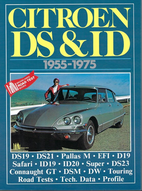 Citroen DS & ID 1955-1975 (Brooklands Road Test Series)