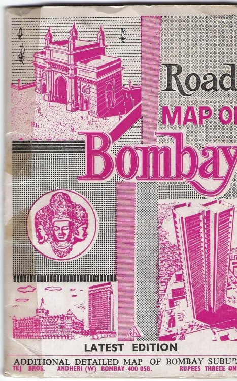 Road Map of Bombay 