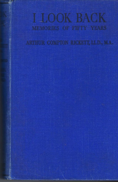I Look Back: Memories of Fifty Years