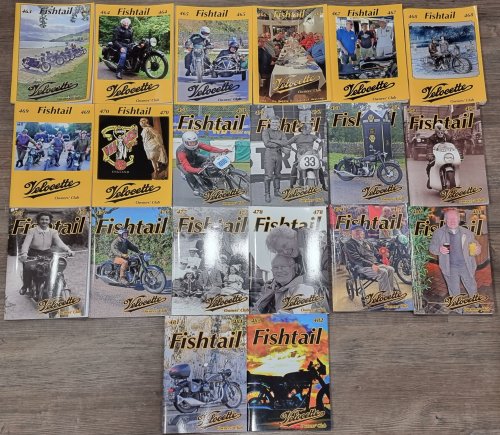 Fishtail: The Velocette Owner's Club Journal - Volumes 441 to 482 - 42 Volumes