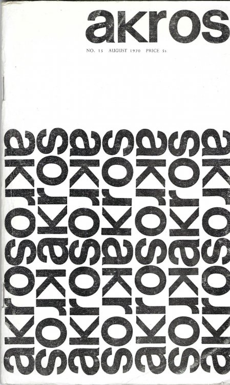 Akros Volume 5, No. 15 August 1970