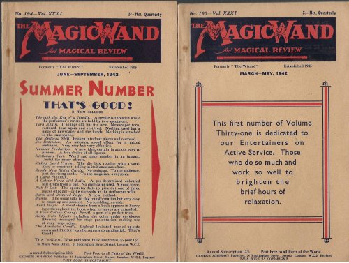 The Magic Wand and Magical Review No.193, 194, 195, 196 Vol. XXXI