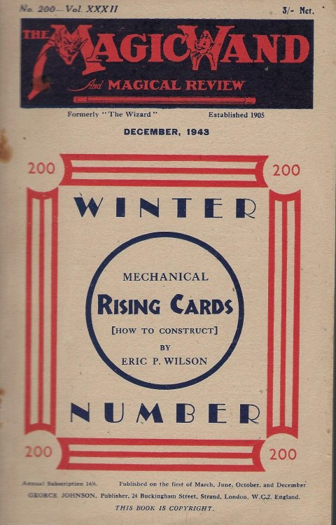 The Magic Wand and Magical Review No200, Vol. XXXII, December 1943
