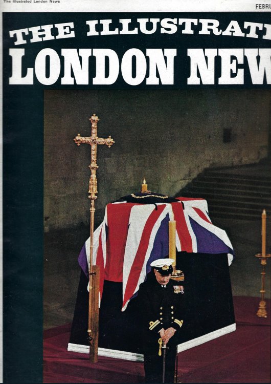 The Illustrated London News: The Lying-in-State of Winston Churchill at Westminster Hall
