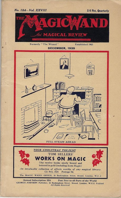 The Magic Wand and Magical Review No181, Vol. XXVII, December 1939