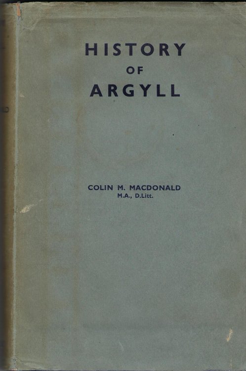 History of Argyle up to the Beginning of the Sixteenth Century