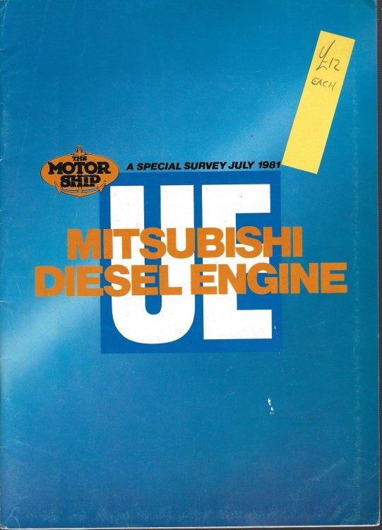 Mistsubishi Diesel Engine: A Special Survey July 1981