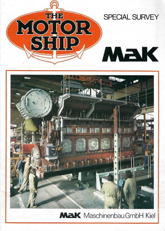 The Motor Ship - Special Survey, Mak 8 M601AKMedium Speed Engine