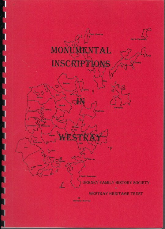 Monumental Inscriptions in Westray