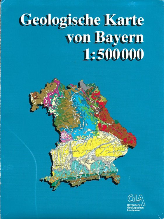Geologische Karte von Bayern 1:500 000