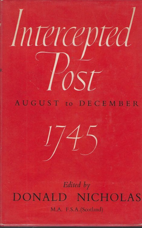 Intercepted Post August to December 1745
