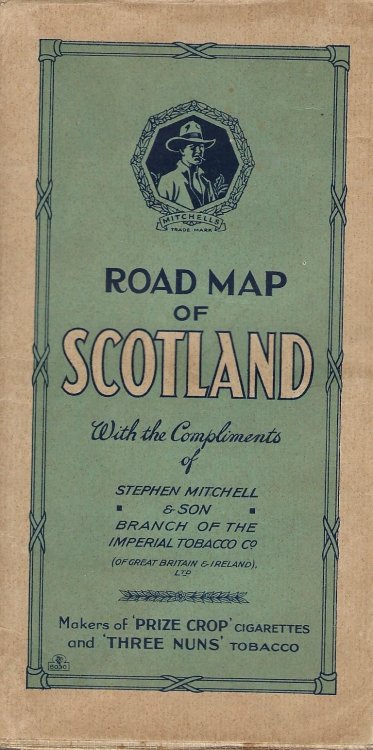 Road Map of Scotland
