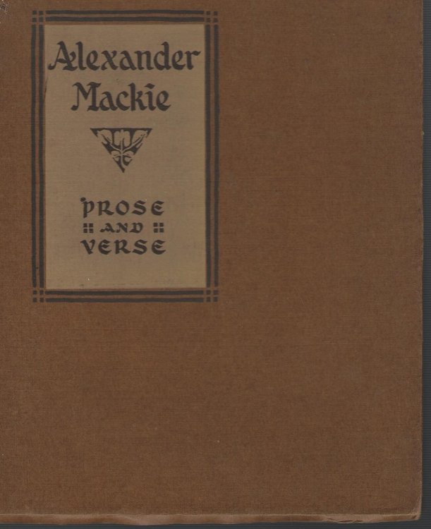 Prose and Verse