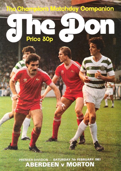 The Don. Premier Division: Saturday 7th February 1981.