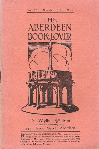 The Aberdeen Book Lover: Volume III November 1919 No.2.