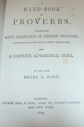 Hand-Book of Proverbs