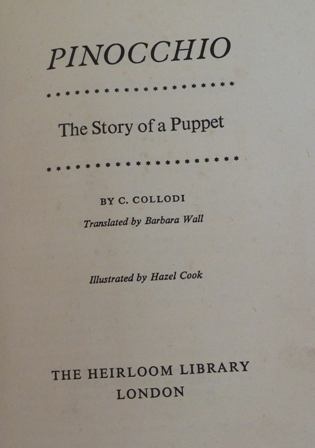 Pinocchio The Story of a Puppet