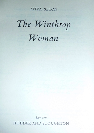 The Winthrop Woman