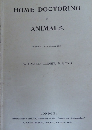 Home Doctoring of Animals