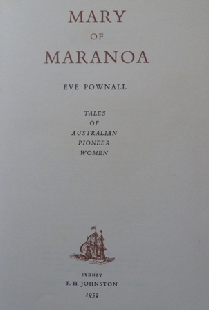 Mary of Maranoa: Tales of Australian pioneer women