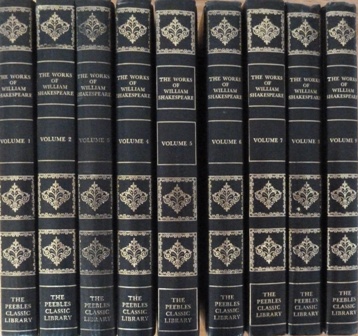 The Works of William Shakespeare in 9 volumes