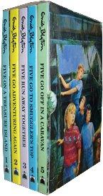 Famous Five Slipcase (1-5): Five on a Treasure Island , Five Go Adventuring Again , Five Run Away Together , Five Go to Smuggler's Top , Five Go Off in a Caravan