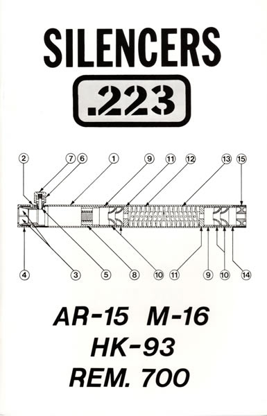 Suppressor Series VOL VII - AR-15 / M-16 RIFLE Silencers .223