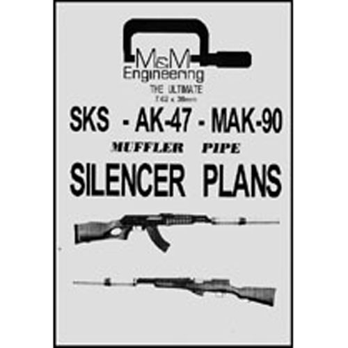 The Ultimate 7.62 x 39mm SKS, AK-47, & MAK-90 Muffler Pipe Silencer Plans