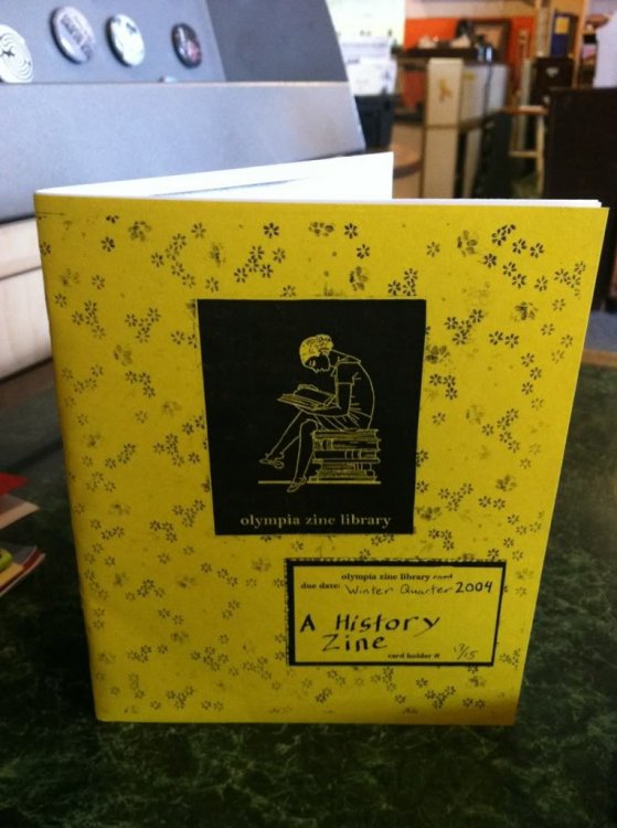 Olympia Zine Library: A History Zine by Angell, Michelle
